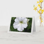 Gedachten over You Petunia Kaart (Gele Bloem)