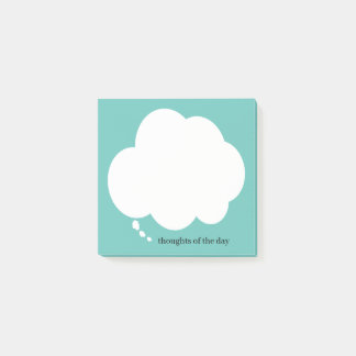 Gedachten van de Dag Eenvoudig Gekke Eenzame Post-it® Notes