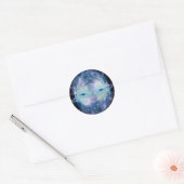 Gedachten van de geest ronde sticker (Envelop)