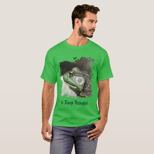Gedachten van een Brulkikker Grappig T-shirt (Voorkant volledig)