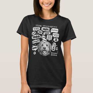 Gedachten van honden - Goldendoodle T-shirt