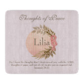 Gedachten van vrede snijplank (Voorkant)