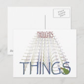 Gedachten worden dingen briefkaart (Voorkant / Achterkant)