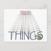Gedachten worden dingen briefkaart (Voorkant)