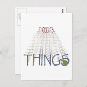 Gedachten worden dingen briefkaart (Voorkant / Achterkant)