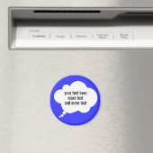 Gedachtenbubbel Ballon aangepaste woorden Magneet (Insitu (Vaatwasser))