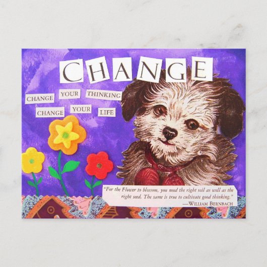 Gedachtencultivatie - briefkaart (Voorkant)