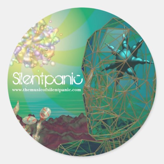 gedachtenfuck ronde sticker (Voorkant)