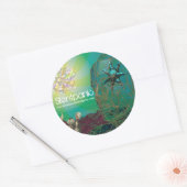 gedachtenfuck ronde sticker (Envelop)