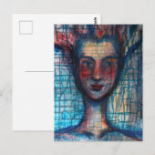 Gedachtengodin Briefkaart (Voorkant / Achterkant)