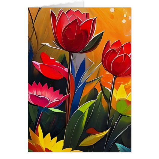 Gedachtenis met bloemen (Voorkant)