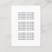 Gedachtenisfotogebed | uitvaartplechtigheid visitekaartje (Achterkant)