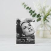 Gedachtenisfotogebed | uitvaartplechtigheid visitekaartje (Staand voorkant)