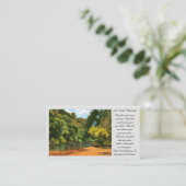 Gedachtenisgebed Zegening Kaart Ozarks Visitekaartje (Staand voorkant)