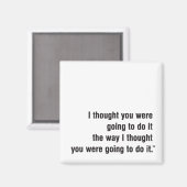 gedachtenmagneet magneet (Voorkant / Achterkant)