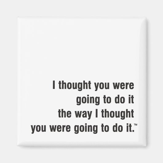 gedachtenmagneet magneet (Voorkant)