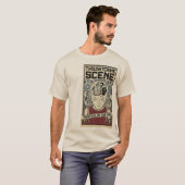Gedachtenmisdaad Scene Dystopische Surrealistische T-shirt (Voorkant volledig)