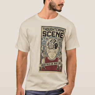 Gedachtenmisdaad Scene Dystopische Surrealistische T-shirt