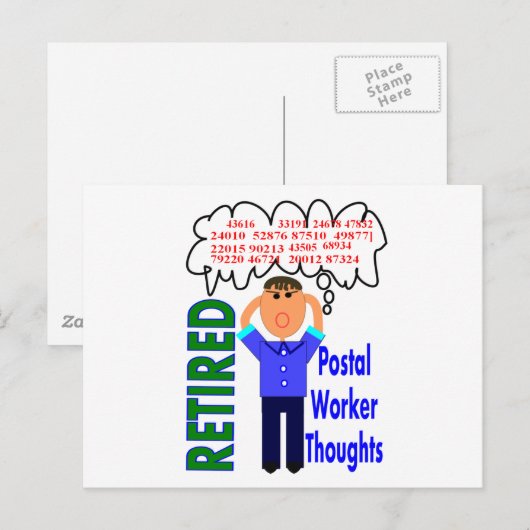 Gedachtewisseling over postdiensten briefkaart (Voorkant / Achterkant)