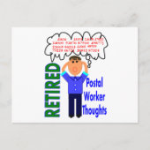 Gedachtewisseling over postdiensten briefkaart (Voorkant)