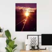 Gedachtewisseling Zonnetijd door Miyspirit Poster (Thuiskantoor)