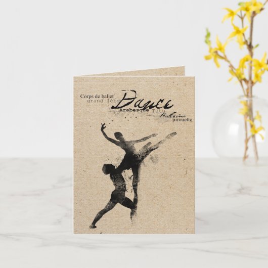 gedanste gestempelde kaart (Gele Bloem)