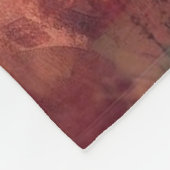 Gedateerd Kerstmis Hardlopen Bruin Paard Fleece Deken (Hoek)