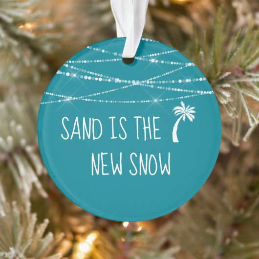 Gedateerde Blauwgroen Feestdagen Eerste Kerstmis i Ornament (Boom)