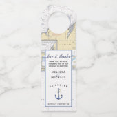 Gedateerde Liefde Bedankt met Gepersonaliseerde No Flessenhanger (Achterkant)