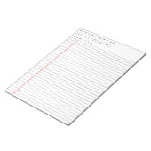 Gedateerde Notitieblok (Schuin)