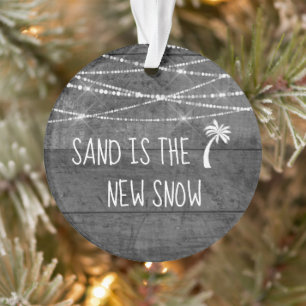 Gedateerde Rustieke Verweerd Hout Eerste Kerstmis Ornament