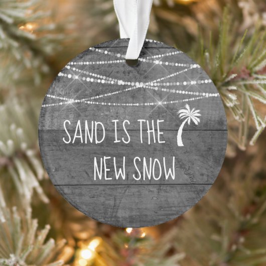 Gedateerde Rustieke Verweerd Hout Eerste Kerstmis  Ornament (Boom)