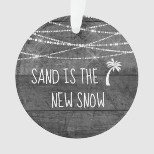 Gedateerde Rustieke Verweerd Hout Eerste Kerstmis  Ornament