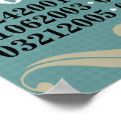 Gedateerde wandkunst - families met 6 kinderen poster (Hoek)