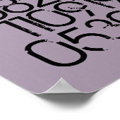 Gedateerde wandkunst - Verstoorde stijl - 3 kinder Poster (Hoek)