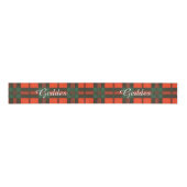 Geddes clan Pset Scottish kilt tartan Grosgrain Lint (Voorkant)