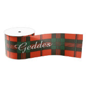 Geddes clan Pset Scottish kilt tartan Grosgrain Lint (Spoel)