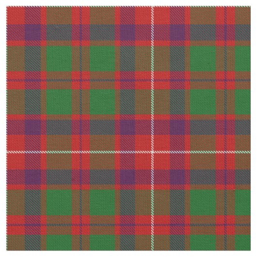 Geddes Clan Tartan Stof (Close Up)