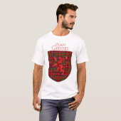 Geddes Tartan Scottish Play Lion Rampant T-shirt (Voorkant volledig)