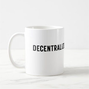 Gedecentraliseerd denken binnen een bedrijf koffiemok