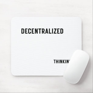 Gedecentraliseerde Denk Esthetische Tech Muismat