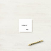 Gedecentraliseerde denkstijl esthetiek post-it® notes (Op bureau)