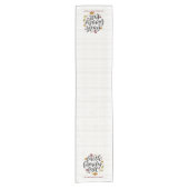 Gedecentraliseerde Herfst van de Faith Family Deco Korte Tafelloper (Voorkant)