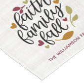 Gedecentraliseerde Herfst van de Faith Family Deco Korte Tafelloper (Hoek)