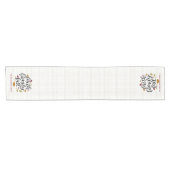 Gedecentraliseerde Herfst van de Faith Family Deco Korte Tafelloper (Horizontaal)