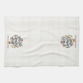 Gedecentraliseerde Herfst van de Faith Family Deco Theedoek (Horizontaal)