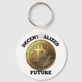 Gedecentraliseerde Toekomst Bitcoin Sleutelhanger (Achterkant)