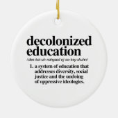 Gedecoloniseerd onderwijs Definitie Keramisch Ornament (Achterkant)
