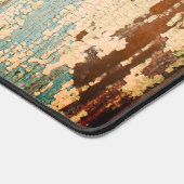    Gedecoreerd Grunge Verweerd Geschilderd Hout Un Bureaumat (Hoek)