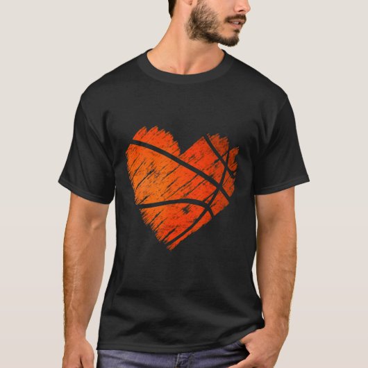 Gedecoreerd schelpenhart t-shirt (Voorkant)